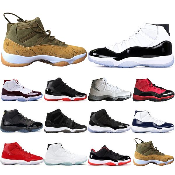 

New Classic 11 11s Mens Basketball Shoes Concord 45 Atmosphere Grey Platinum Tint Space Jam Gym Red Designer Men Sport Sneakers US 5-13