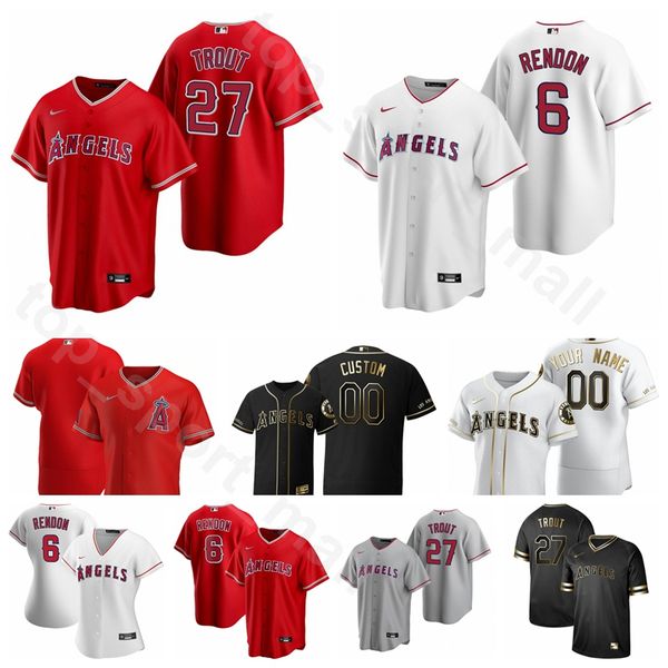 

новый бейсбол мужчины женщины молодежь 27 майк траут джерси 6 энтони рендон 18 брайан гудвин 20 арисменди алькантара 23 мэтт таис куперстаун, Blue;black