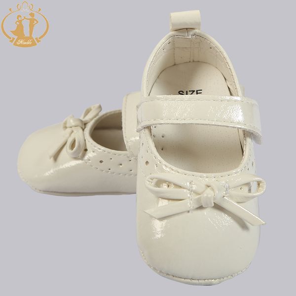 

nimble baby shoes solid butterfly-knot baby shoes slip-on shoe for kids girls sneakers christian bebek ayakkabi sapato, Black