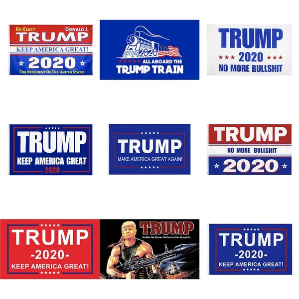 

trump tank flag donald john trump amercia flags polyester canvas head metal personality decortive trump banner flag shipping #689