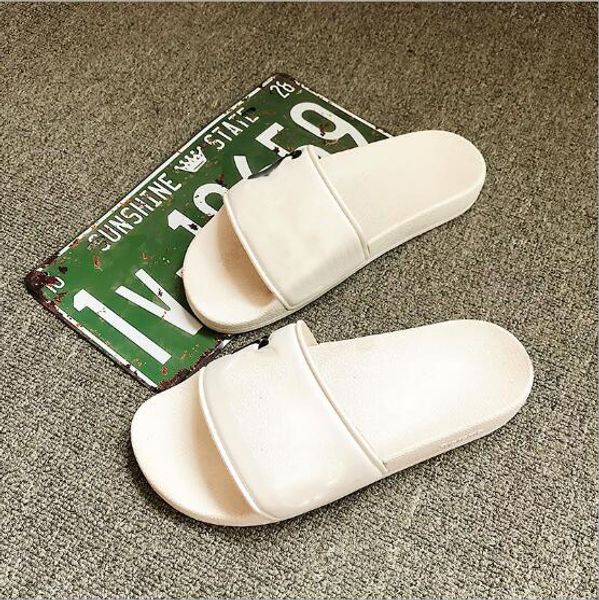 

мода 2020 дизайнер тапочки новые марка письма desinger слайды мужские вьетнамки летняя мода слайд сандалии, Black