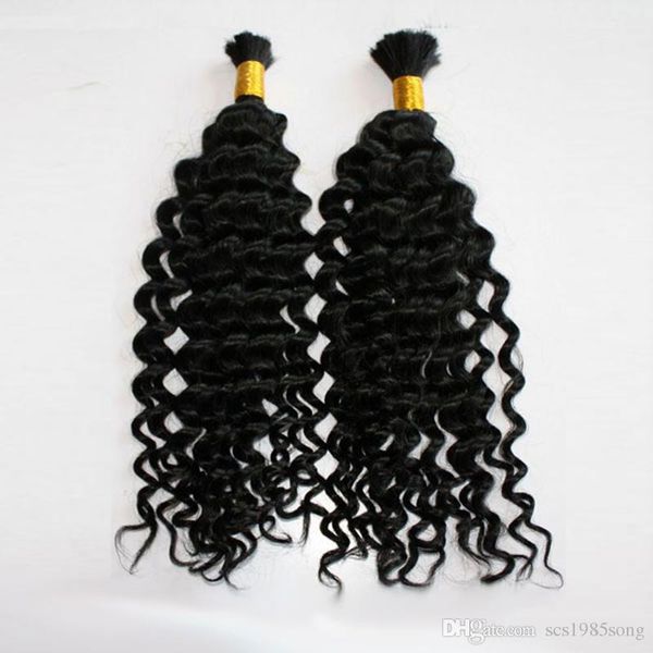 Качественные бразильские волосы 400 г, человеческие волосы, косички, объемная глубокая волна без утка, мокрые волнистые плетения волос, объемные