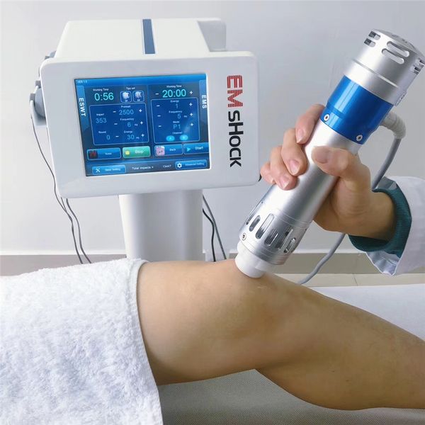 

2021 professional sale ems body slimming cellulite shock wave therapy ed treat extracorporeal shock wave electronic muscle stimulator, Black;white