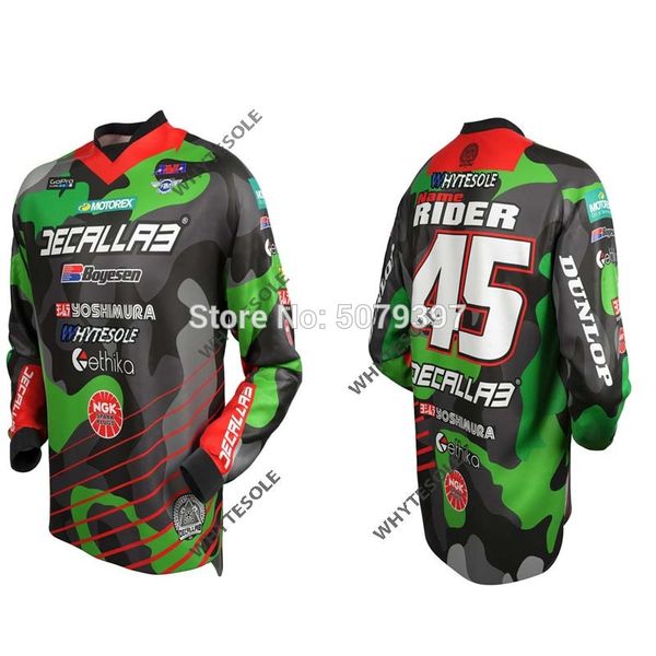 

2020 new moto motocross jeresy mx bmx mtb downhill jersey off road speed long motorcycle dh moto cycling jersey hombre, Black;red
