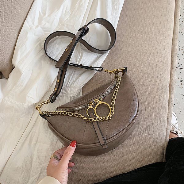 

2020 новый стиль женская сумка седло сумка pu сумка наплечная цепь