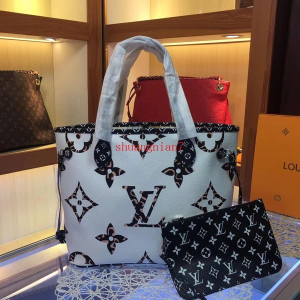 

Brand Classic Handbag Messenger Bag Floral Print Leather handbag Totes Multifunction Purse Shoulder Bags High capacity Crossbody QW-y14