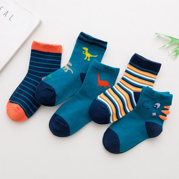

5 pairs cotton socks autumn winter soft cartoon for lovely cute socks girls children kids toddler boys fashion sport, Pink;yellow