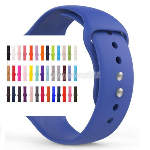 

Sports silicone Band For Apple watch Series 4/ 3 / 2/1 Replace Bracelet Strap watchband Watchstrap for apple watch 42mm 38mm