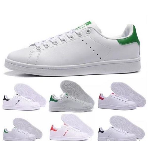 

2019 stan shoes fashion smith brand mens womens new casual shoes leather sports sneakers shoes size eur 36-45, Black