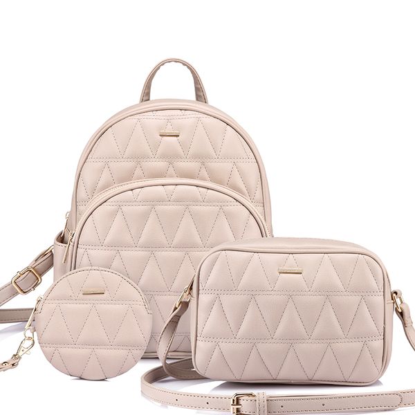 

lovevook women backpack schoolbag for girls teenagers backpack female shoulder crossbody bag purse for coins 3 set