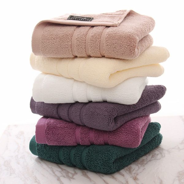 

100% cotton towels for adults couple solid color plain dyed thick face hand bath towel 40x80cm bathroom product