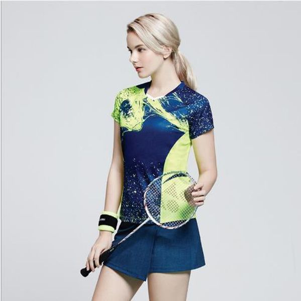 

2019 новое прибытие весной и летом бадминтон одежда костюм для мужчин и женщин спортивной пары быстросохнущие брюки с короткими рукавами юбк, Black