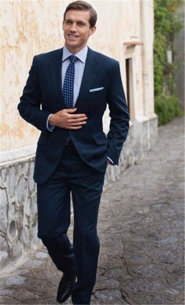 Compre Boda Azul Marino Vestido Formal Blazer Chaquetas Pantalones Hombres Business Casual Slim Suit Moda Tuxedostage Performances Suit A 76 77 Del Zhinvstar Dhgate Com