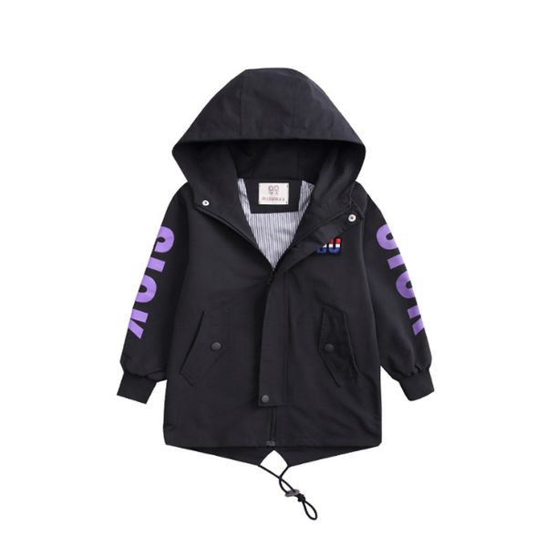 

spring boys jacket 2020 windproof children outerwear long sleeve hooded boys sport coat winter kids waterproof baby girls parkas, Blue;gray