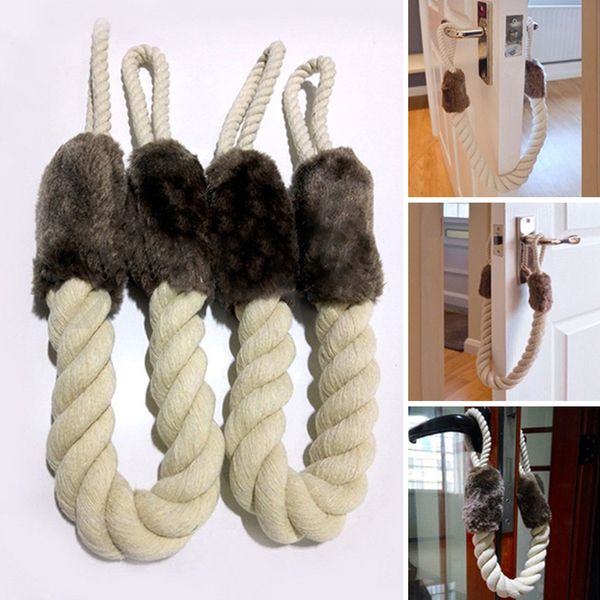 

home office pet grind teeth accessories slamming shut protection for window cotton blended decoration doorsrope