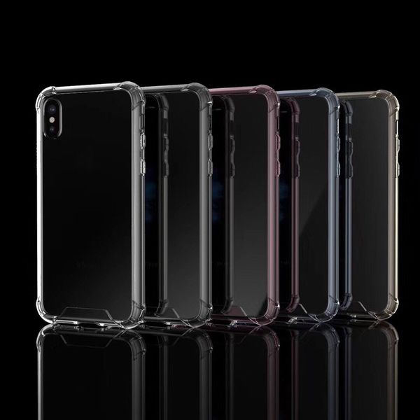 

stock x transparent clear cover soft tpu+acre case for iphone 11 11pro 11pro max xs max xs xr x 8/7/6 plus cover