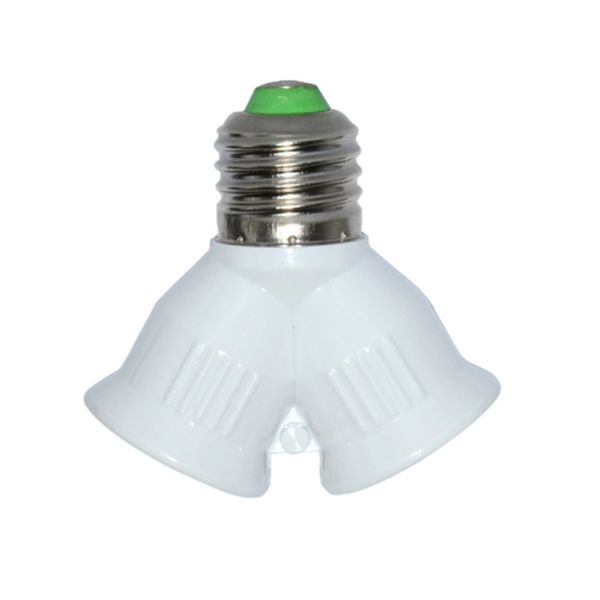 1PC ignifugo E27 a 2 E27 LED lampadine presa adattatore convertitore portalampada