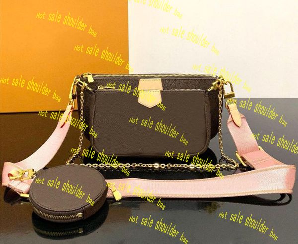 

designer shoulder bags triple crossbody bag designer wallet purse three-piece combination