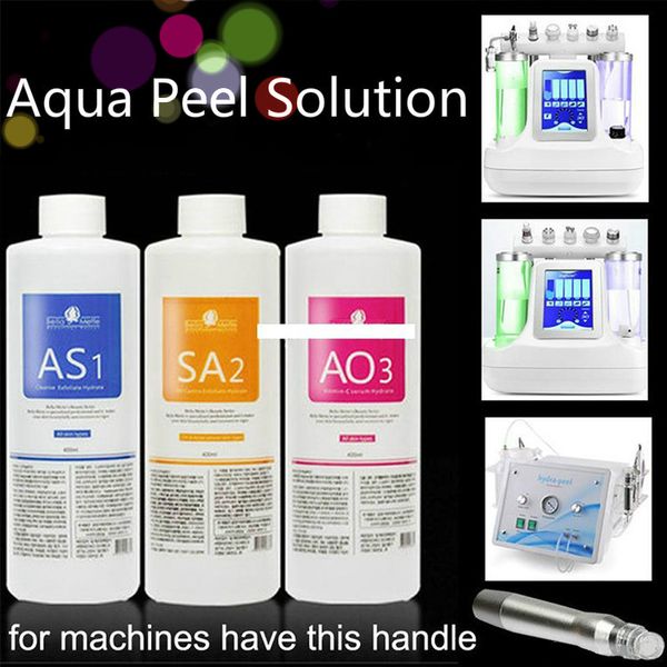 

beauty & personal care hydra machine aqua peel solution as1 sa2 ao3 facial serum bottle cleaning peeling solution, Black;white