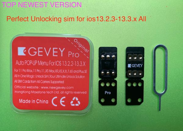 

updated gevey pro v13.1.1 iccid+mnc mode for ios13.2.3 13.x gevey pro unlock worldly perfect for iphone11 pro x xs xr max 8 7 6 /plus se