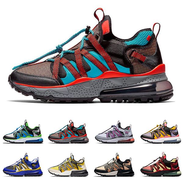 

2020 bowfin running shoes for mens trainer triple black university red racer blue sprite desert cone men sports sneakers size 40-45