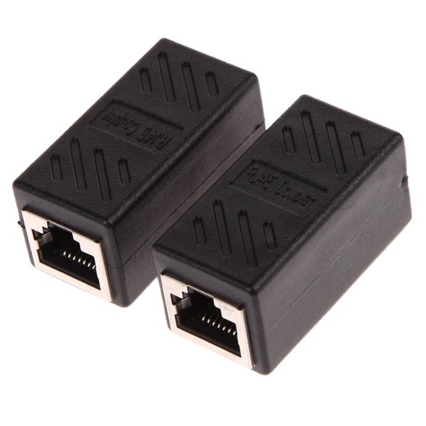 

1 пара cat5 / cat6 ethernet rj45 встроенный ответвитель переходной разъем