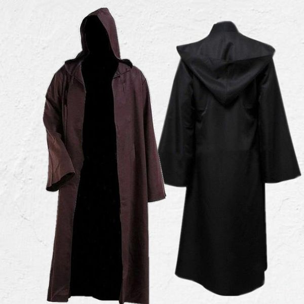 

хэллоуин robe косплей дизайнер фильм тема костюм джедаи плащ дарт вейдер плащ сплошного цвет cos костюм для мужчин моды, Black;red