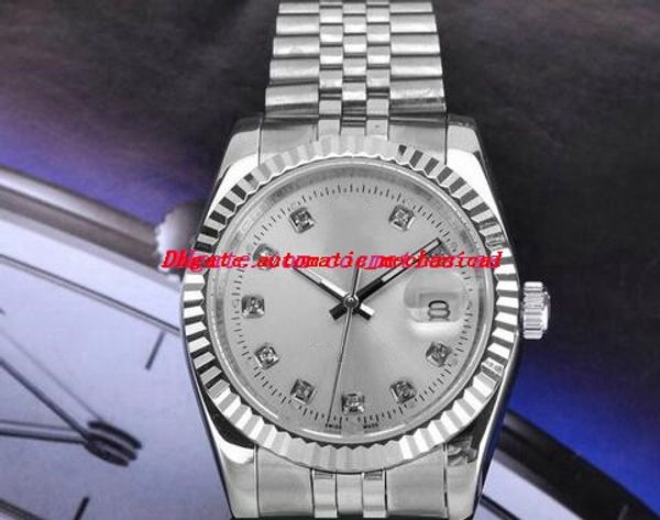 

luxury watch 10 style 36 steel gold automatic diamonds fluted bezel jubilee bracelet 126233 fashion women watches wristwatch, Slivery;brown