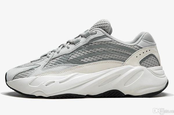 

Best Quality Kanye West Wave Runner 700 V2 Static Mauve Solid Grey Sports Outdoor Shoes 2019 New Men Women Sports Outdoor Shoes 36-46