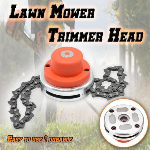 

trimmer head coil chain brush cutter garden grass trimmer head upgraded with thickening chain for lawn mower