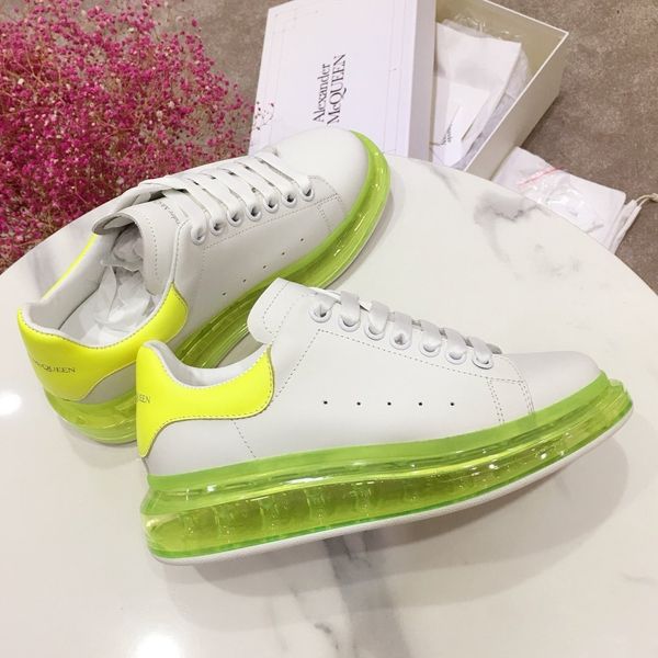 

platform 2020 latest fashion luxury casual sports shoes wild basketball men's shoes crystal air cushion bottom, Black