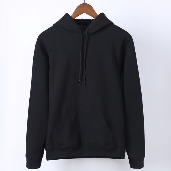 

сплошной розовый черный белый балахон женщины марка толстовка пуловер кофты весна осень флис streetwear с капюшоном толстовки lady, Black