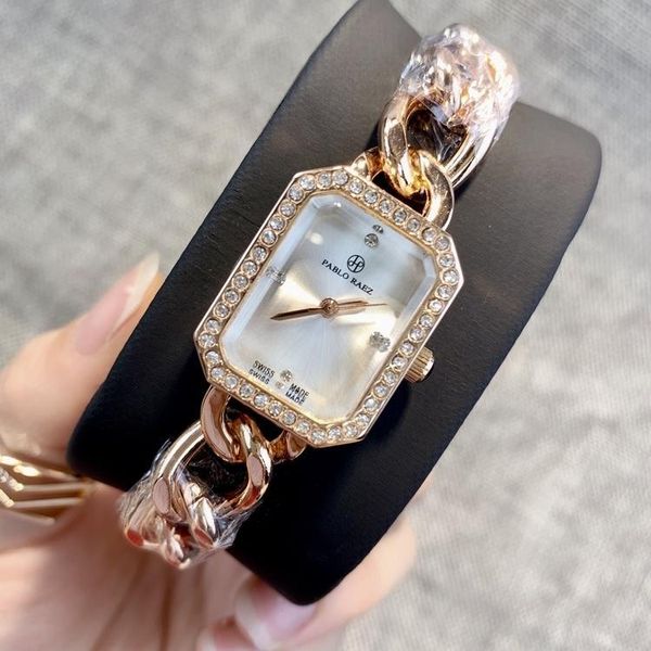 

ultra thin rose gold woman diamond watches 2020 luxury nurse ladies dresses female fashion wristwatch popular gifts for girls, Slivery;brown