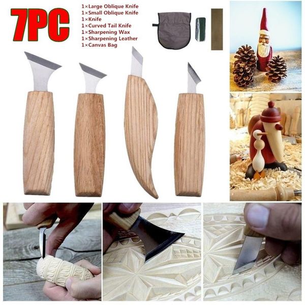 

7pcs engraving knife knives sculpture hand tools craft blades scalpel craft nonslip wood carving metal diy tool kit woodworking