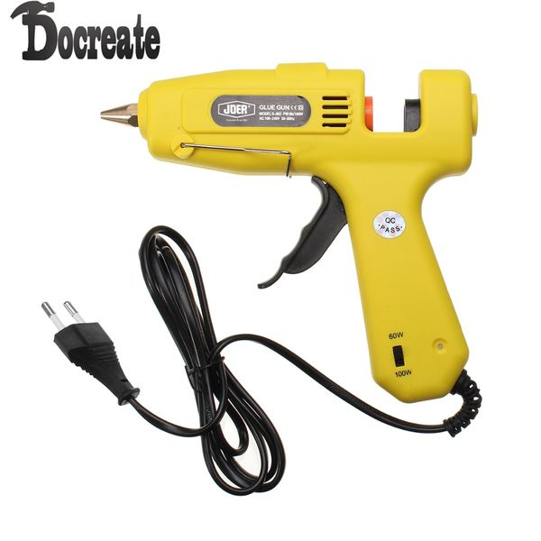 

100-240v 60w/100w pro melt glue gun sticks heater heating gun diy repair tool