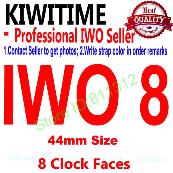 

IWO 8 44mm Bluetooth Smart Watch Series 4 1:1 SmartWatch Case for iOS Android Heart Rate ECG Pedometer Upgrade of IWO 5 6