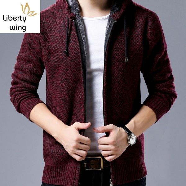 

winter korean style new fashion men long sleeve fur lining zipper casual coats male sweatercoat slim fit warm outwear plus size, White;black