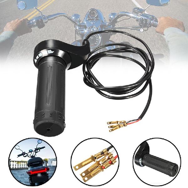 

36v 48v 3 wire twist throttle grip for electronic scooter bike 7/8 inch handlebar