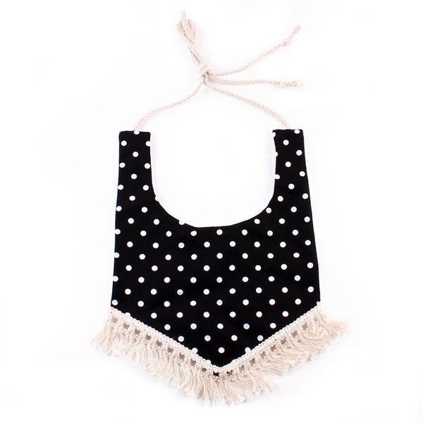

puseky baby bibs waterproof boho lace baby bib saliva towel infant bib baby bandana bibs tassel burp cloth feeding apron