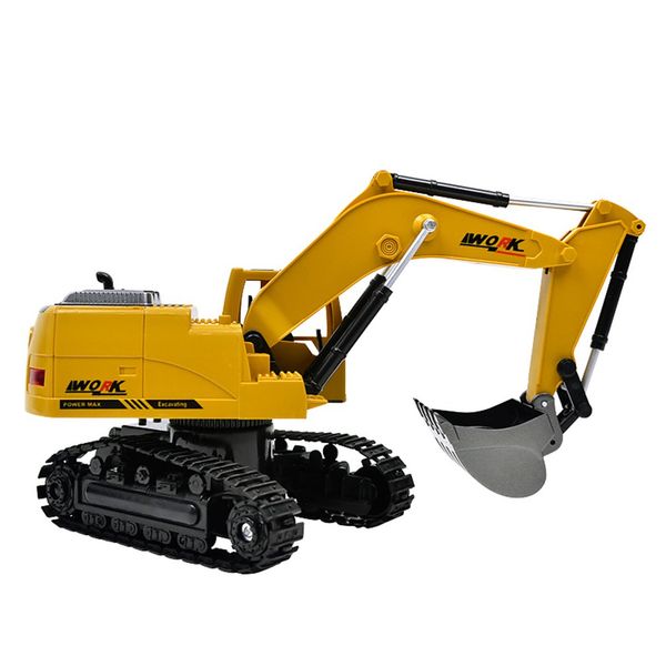 

2.4g eight-way сплава экскаватор 1:24 беспроводной пульт дистанционного управления экскаватора творческий портативный environmental игрушки