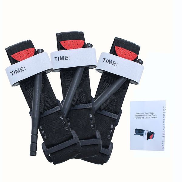 

outdoor hiking portable first aid quick slow release buckle medical military tactical one hand emergency tourniquet strap