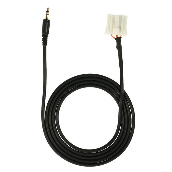 Freeshipping Aux-in cabo de conexão de linha de áudio CD adaptador de interface para Mazda 2 3 5 6 após 2006 Car Audio Cable para MP3 MP4 Phone