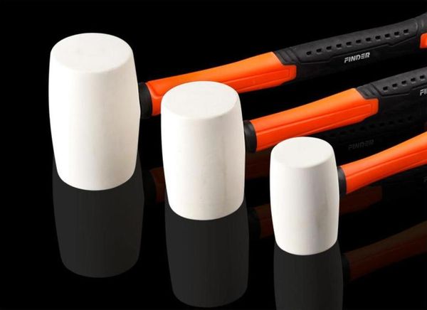 

8oz(230g)/12oz(340g)/20oz(560g) white rubber hammer ceramic tile installation works wear-resistant tile hammer
