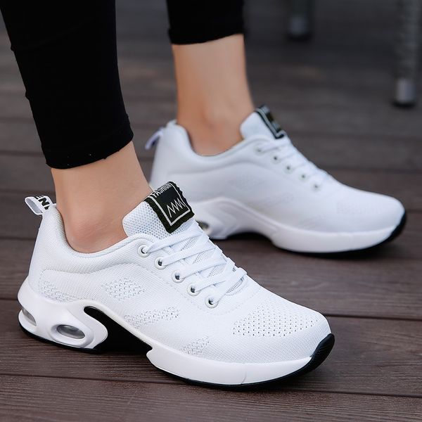 

white women sneakers casual shoes sport shoe women shoe sneakers leisure shoes flats zapatillas mujer white size 35-41