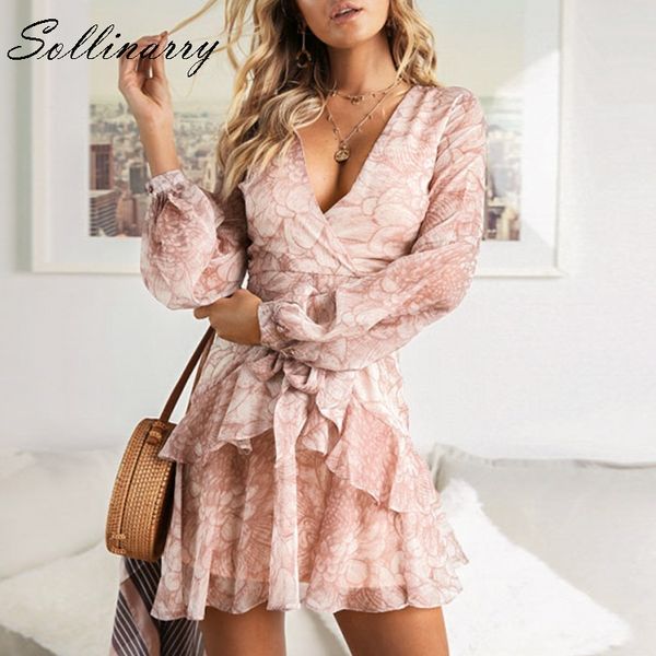 

bow chiffon party feminino elegant dress summer new retro ruffles dress wrap feminino lantern sleeve vestidos, Black;gray