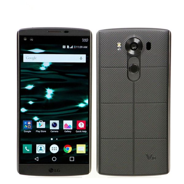 LG – téléphone portable V10 H900 H901 H960 Hexa Core reconditionné d'origine, 4 go de RAM, 64 go de ROM, caméra 16mp, LTE, 4G, débloqué