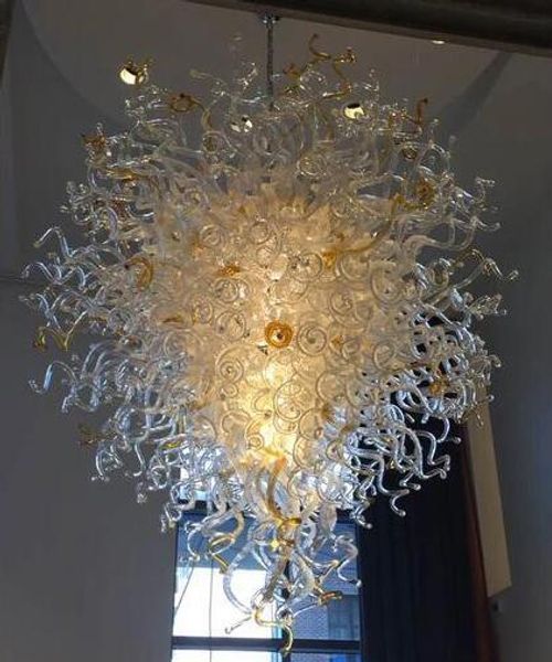 

hand blown glass large chandelier pendant lighting l decorative art glass crystal chandelier for art decoration