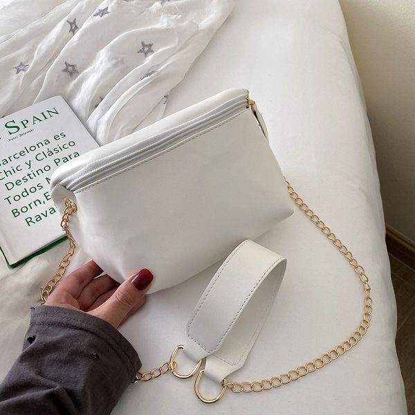 

women's bag 2020 new wild ins super fire chest bag korean version of the shoulder messenger personality fashion chain