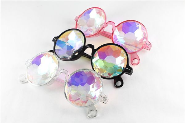 

kaleidoscope sunglasses kids retro nail sunglasses men women fantasy eyewear fashion music festive party decorative glasses 9186, White;black