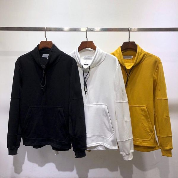 

hot продать конструктор свитера камень hoodie islandisand компас вырез кулиской водолазка терри толстовка с капюшоном цвет: черный желтый бе, Black